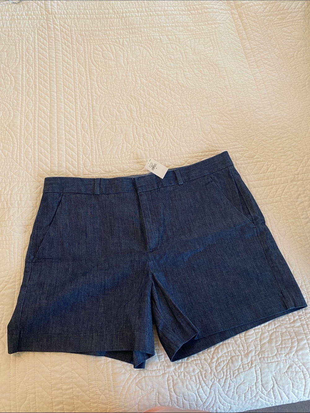 Banana Republic Dark Blue Denim-Style Women's Shorts